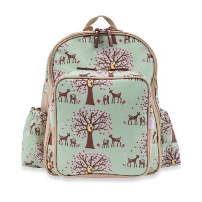 pink lining backpack