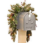 Alternate image 0 for National Tree 3-Foot Mountain Spruce Pre-Lit Mailbox Swag with Warm White Lights