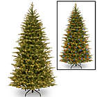Alternate image 0 for National Tree 7.5-Foot Nordic Spruce Slim Pre-Lit Christmas Tree with Dual Color&reg; Lights