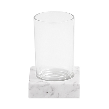 Camarillo Marble Tumbler in White. View a larger version of this product image.