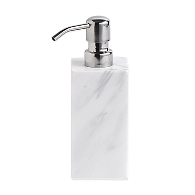 Camarillo Marble Lotion Dispenser in White. View a larger version of this product image.