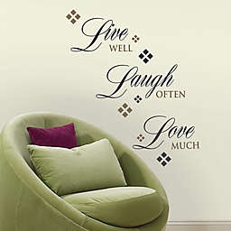 RoomMates Live Love Laugh Quote Wall Decals
