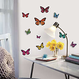 RoomMates 3D Butterflies Peel & Stick Wall Decals