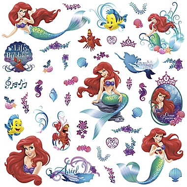 RoomMates Little Mermaid Peel & Stick Wall Decals. View a larger version of this product image.
