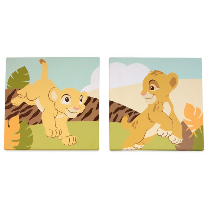 Disney® Lion King 2Piece Simba Wall Art Set buybuy BABY