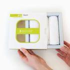 Alternate image 1 for Puj&reg; Fresh 3-Pack Soft Cotton Washcloths