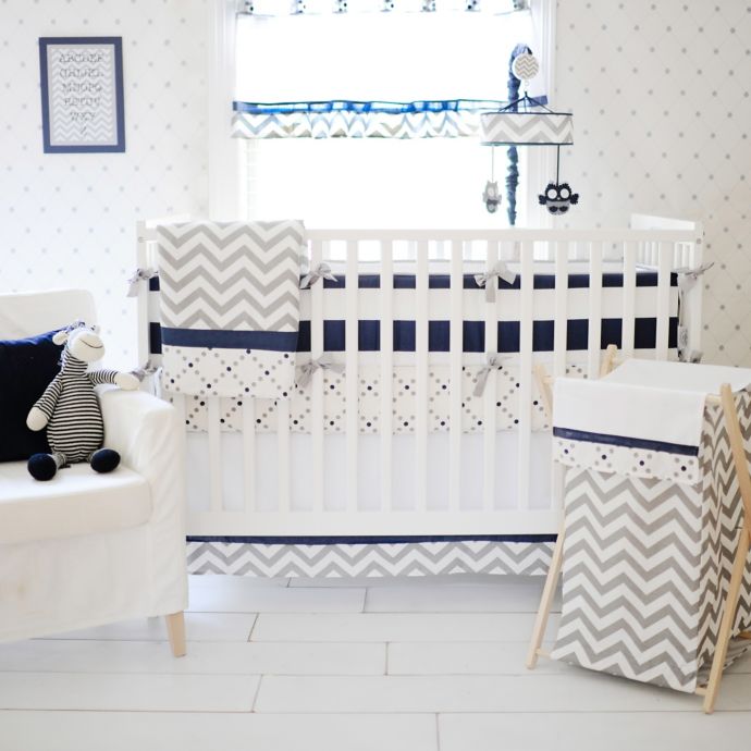 My Baby Sam Out Of The Blue 4 Piece Crib Bumper Bed Bath Beyond