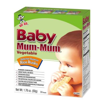 Hot-Kid&reg; 1.76 oz. 24-Count Baby Mum-Mum&reg; Vegetable Rice Biscuits