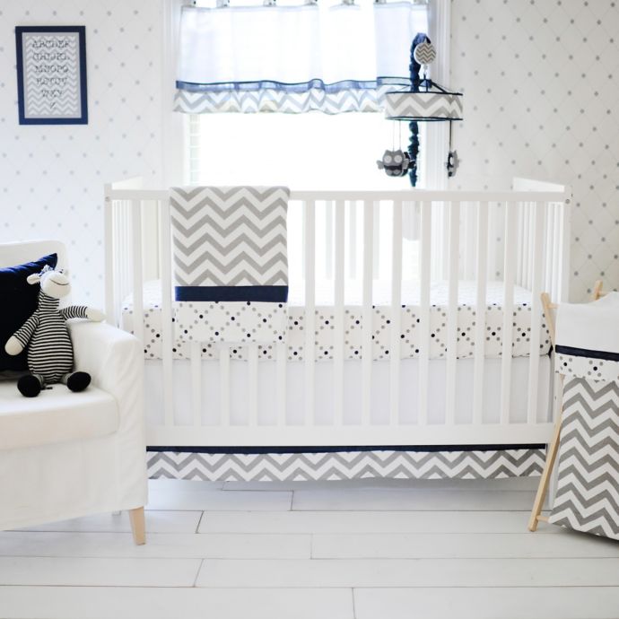 My Baby Sam Out Of The Blue 3 Piece Crib Bedding Set Bed Bath