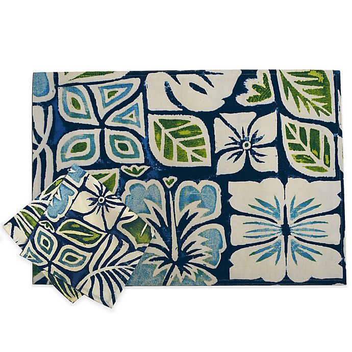 tommy bahama leaf placemats