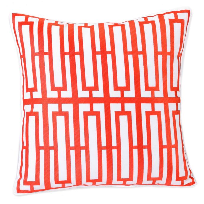 Trina Turk Peacock Punch Shanghai Links Square Throw Pillow Bed