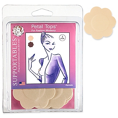 Supportables&reg; 3-Pair Petal Tops. View a larger version of this product image.