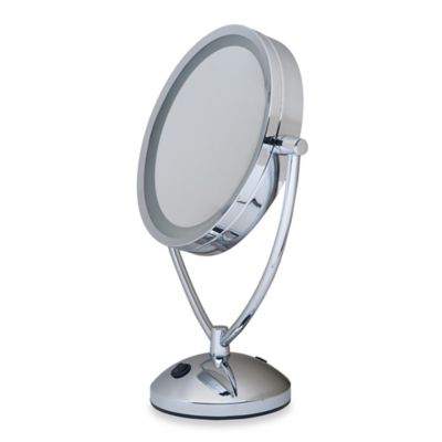 10x magnifying lighted makeup mirror