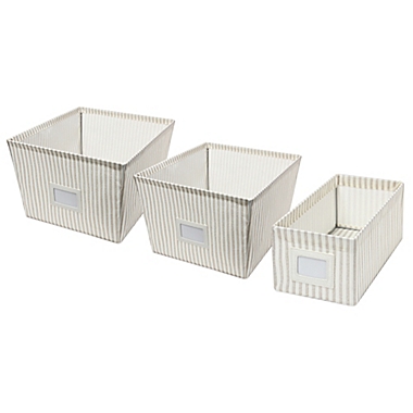 Canvas Storage Bin in Stripe. View a larger version of this product image.
