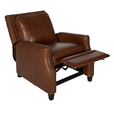 Safavieh Buddy Italian Leather Recliner. View a larger version of this product image.