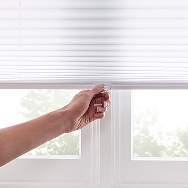 Real Simple&reg; Cordless Pleated 35-Inch x 72-Inch Shade in Flurry. View a larger version of this product image.