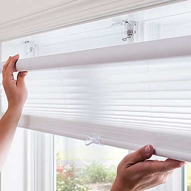 Real Simple&reg; Cordless Pleated 72-Inch x 64-Inch Shade in Flurry. View a larger version of this product image.