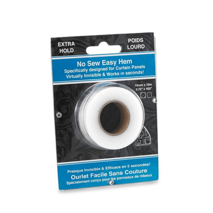 Extra Hold Ready Made Curtain Iron On Hem Tape Bed Bath Beyond