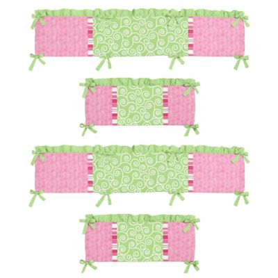 Sweet Jojo Designs Olivia 4 Piece Crib Bumper Buybuy Baby