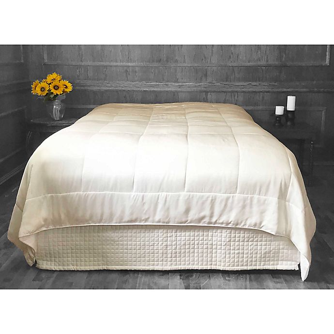 Natural Home Bamboo Filled Duvet With, King Size Duvet On Queen Size Bed