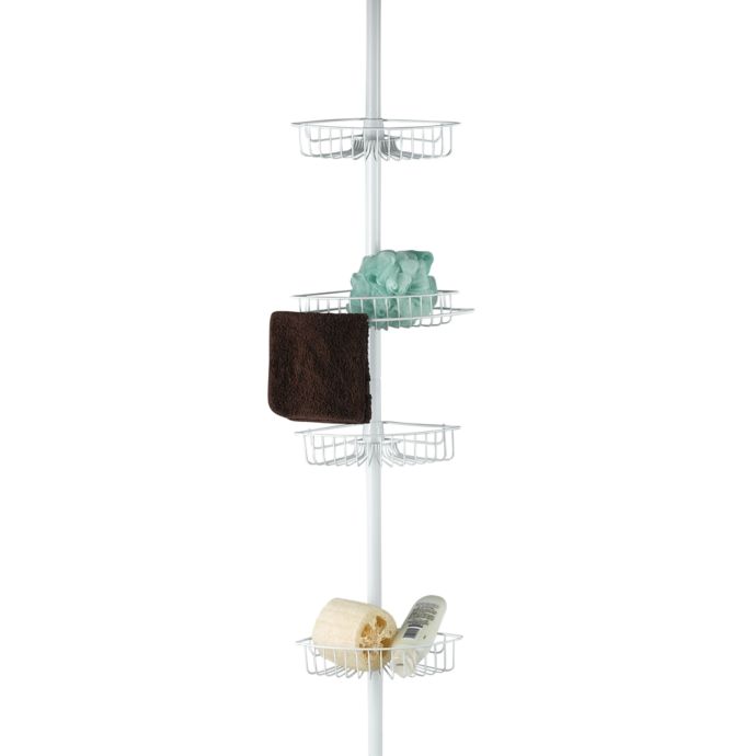 4 Shelf Tension Pole Shower Caddy Bed Bath Beyond