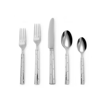 kate spade new york Larabee Dot™ 5-Piece Flatware Place Setting | Bed Bath  & Beyond