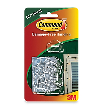 3M Command&trade; Outdoor Light Clips (Set of 16). View a larger version of this product image.