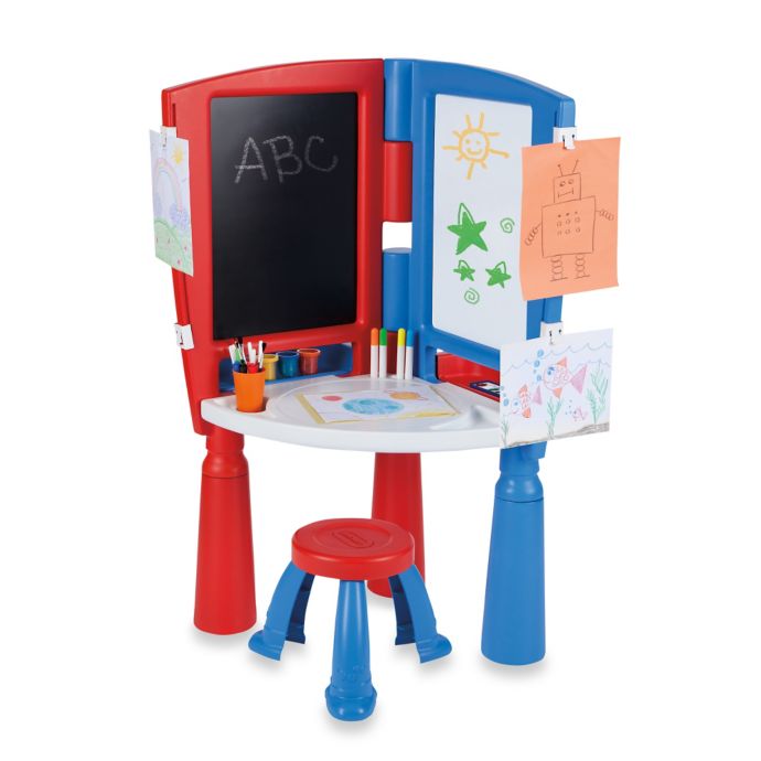 Little Tikes Kick Start Art Desk And Easel Buybuy Baby