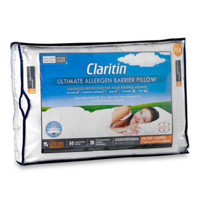 claritin comfort memory foam pillow