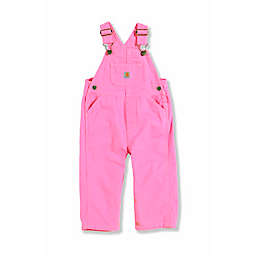 Carhartt® Washed Microsanded Canvas Bib Overalls in Pink