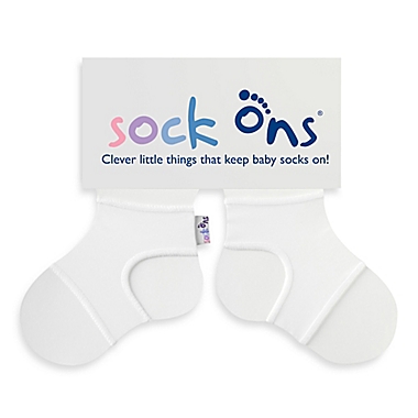 Sock Ons&reg; Size 6-12 Classic Socks in White. View a larger version of this product image.