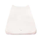 Alternate image 0 for Burt&#39;s Bees Baby&reg; Bee Essentials Stripe 100% Organic Cotton Changing Pad Cover in Blossom