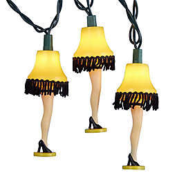 Kurt Adler UL 10-Lights Christmas Story Leg Lamp Light Set