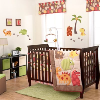 dino crib bedding