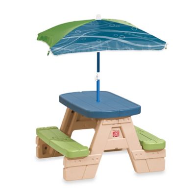 Step2&reg; Sit & Play Picnic Table with Umbrella