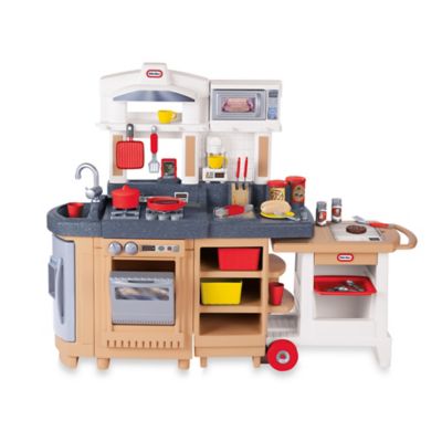 little tikes modern wooden kitchen