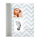 Alternate image 0 for Pearhead Chevron &quot;My Record Book&quot; Baby Book in Grey