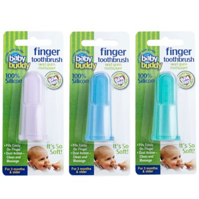 silicone baby finger toothbrush