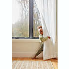 Alternate image 4 for Linden 63-Inch x 52-Inch Rod Pocket Sheer Window Panel in White (Single)