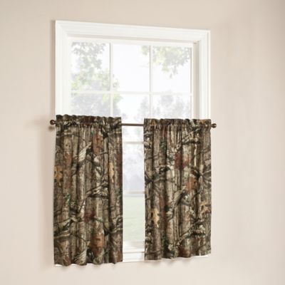 Mossy Oak Break Up Infinity 36-Inch Window Curtain Tier Pair