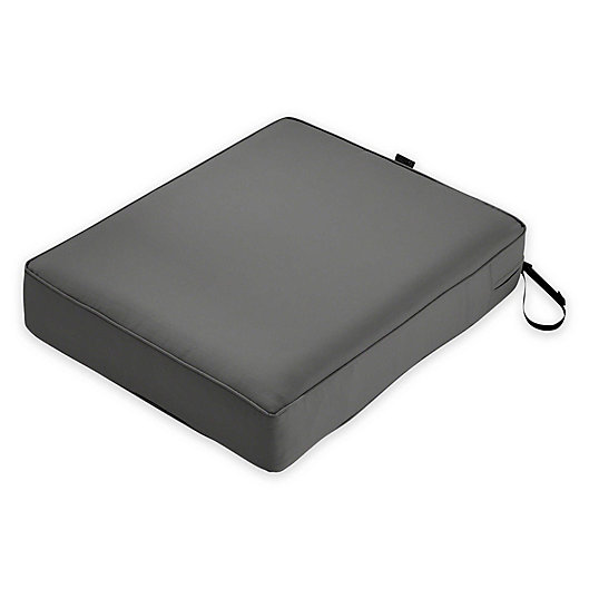 Alternate image 1 for Classic Accessories® Montlake™ FadeSafe 19-Inch x 21-Inch Outdoor Lounge Seat Cushion