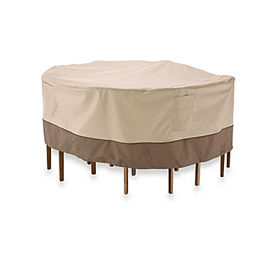 Classic Accessories&reg; Veranda Round Table and Chair Set Cover. View a larger version of this product image.