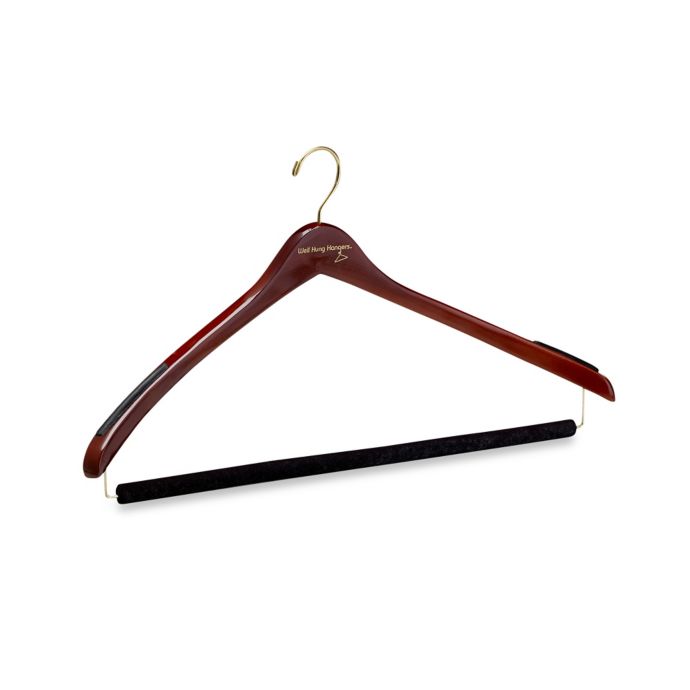 Well Hung Hangers 17Inch Men's Regular Suit Hanger Bed Bath & Beyond