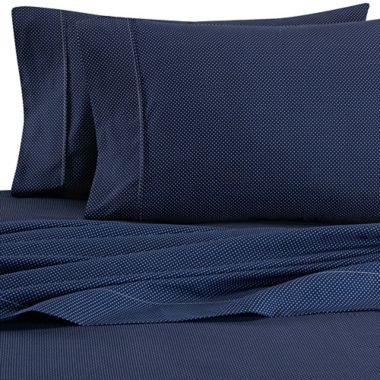 Home Collection My Heart Queen Sheet Set in Navy. View a larger version of this product image.