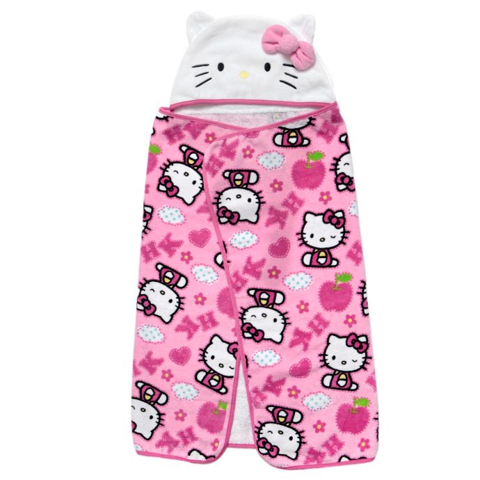 Baby Boom Hello Kitty Infant Hooded Towel | Bed Bath & Beyond