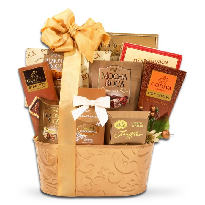 Golden Holiday Gift Basket by Alder Creek Gift Baskets Bed Bath & Beyond