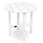 Alternate image 0 for POLYWOOD&reg; 18-Inch Round Side Table in White