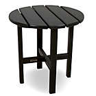 Alternate image 0 for POLYWOOD&reg; 18-Inch Round Side Table in Black