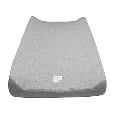 Burt&#39;s Bees Baby&reg; 100% Organic Cotton Changing Pad Cover in Heather Grey. View a larger version of this product image.