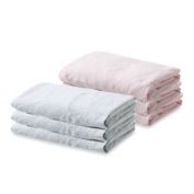 Burt's Bees Baby&reg; Bee Essentials Stripe Organic Cotton Fitted Crib Sheet